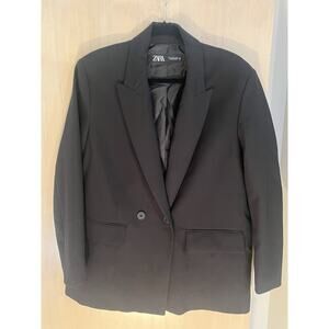 ZARA Oversized Blazer M | Timeless Black Tailored Look